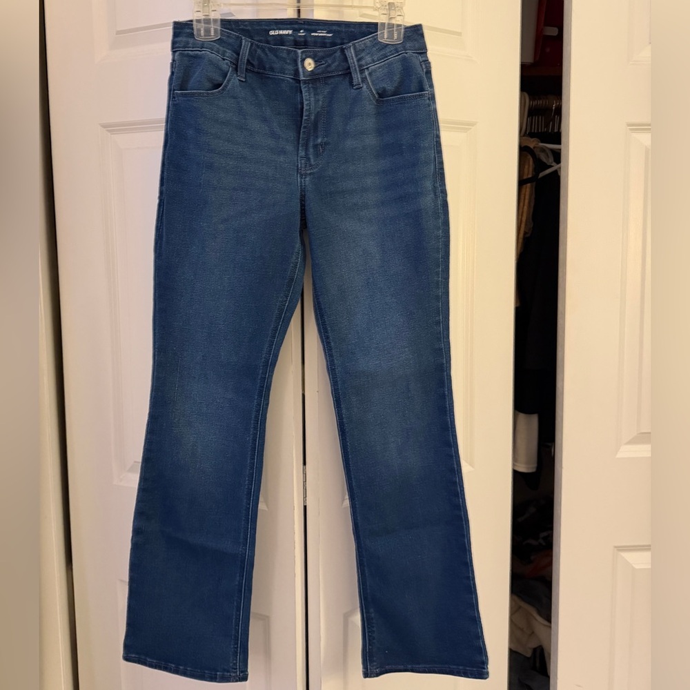Old Navy Deep Blue Boot Cut Jeans